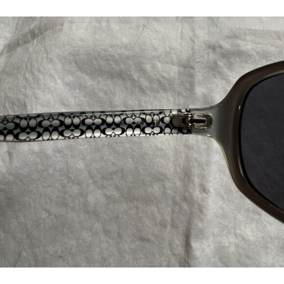 COACH Maya Women's Sunglasses S813 Glossy Black, FRAMES ONLY - Picture 6 of 8